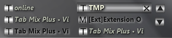 TMP silver vertical multi-row scrollbuttons