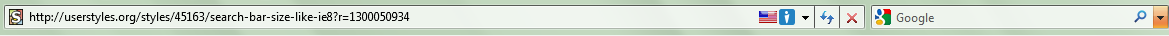 Search Bar Size Like IE8