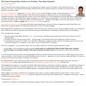 Newsbusters: just the article