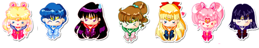 chibi sailor moon dashboard icons