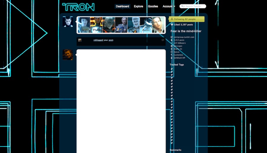 Tumblr to Tronblr