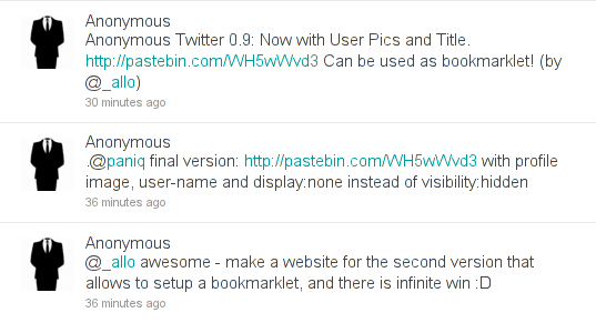 Anonymous Twitter