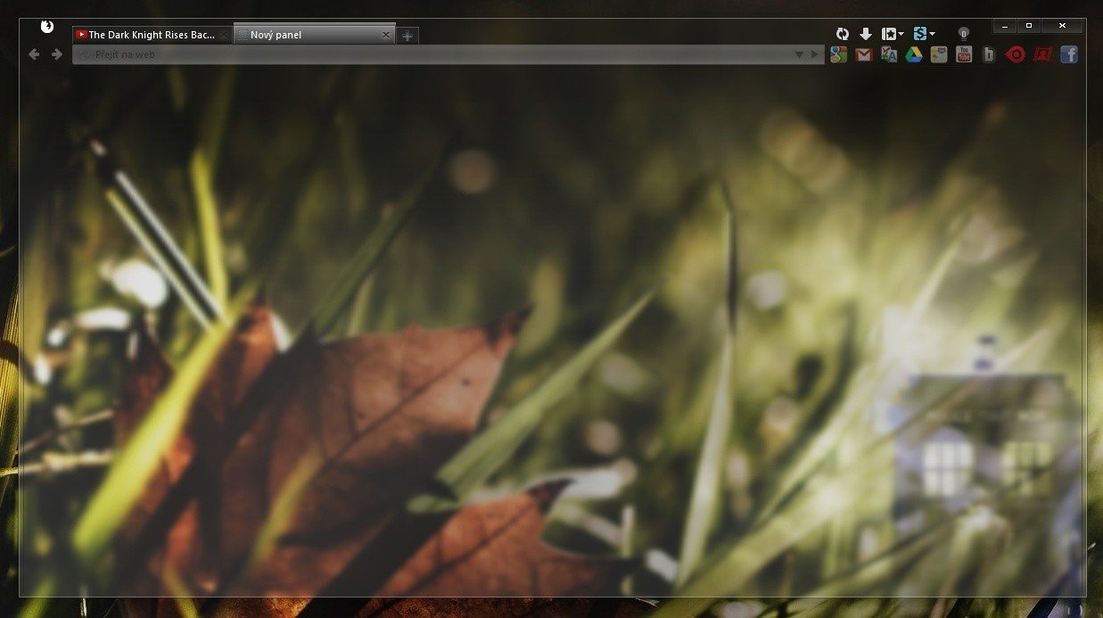 Firefox: Minimal Elegance Theme, transparency