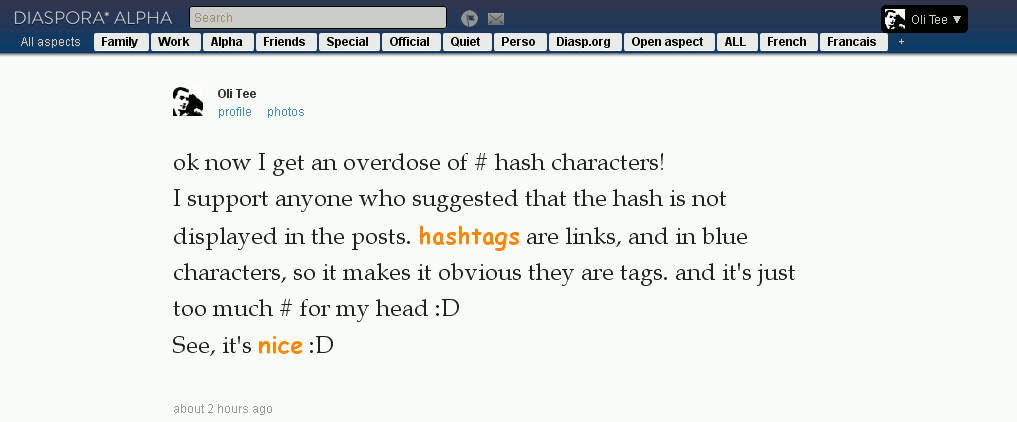 Diapora Transparent Blue + Flashing Orange Links