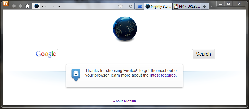 URLBar in TabBar IE9 style