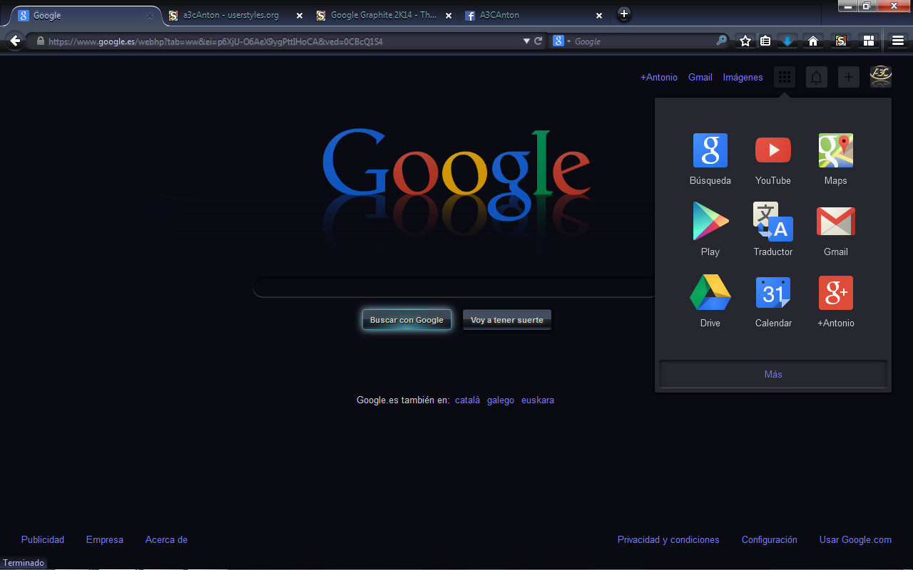 Google NightBlue 2K15 by a3cAnton