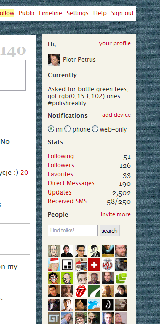 Twitter Sidebar Packer