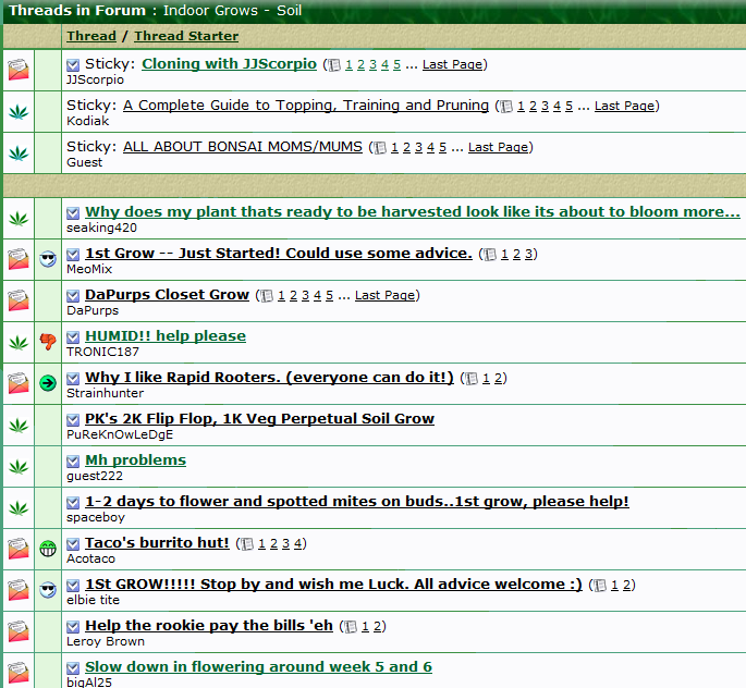 Icmag Forums - Visited Threads