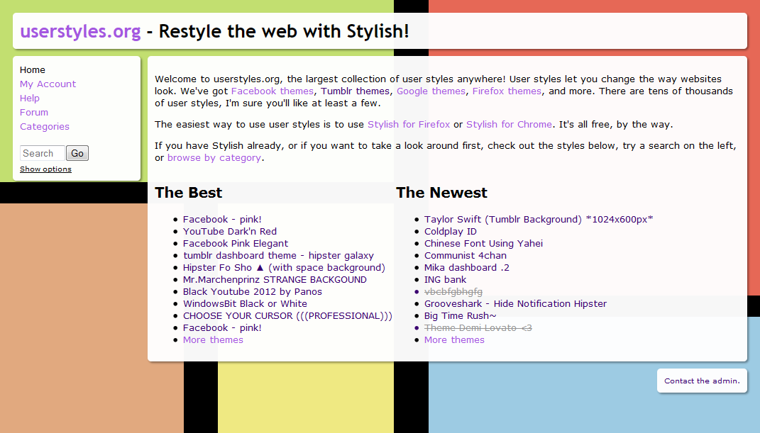 userstyles.org: Stylish v2