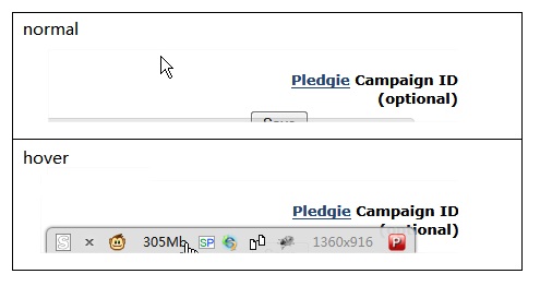 Autohide Addon / Statusbar