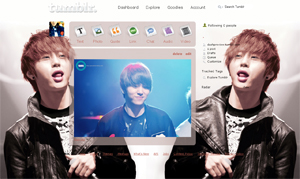 Juntongue Tumblr Dashboard Theme