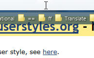 Auto-show transparent hovering bookmarks toolbar