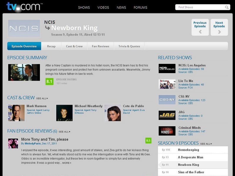 TV.com - Simple Grey [No sunglasses!]