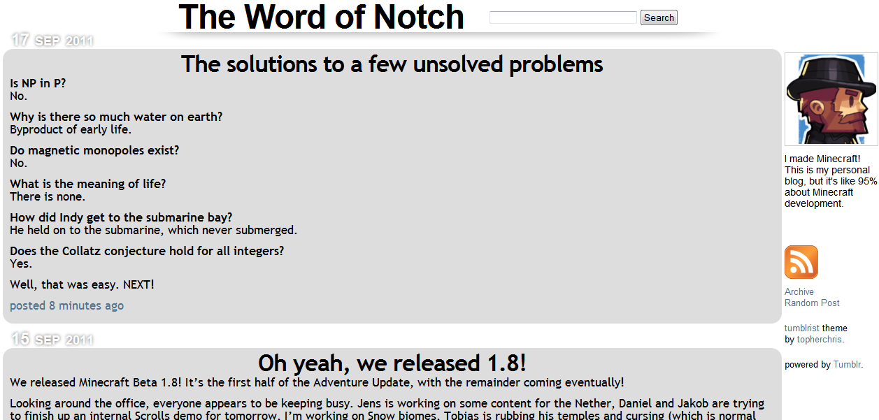 The World of Notch - NtmSimpleStyle