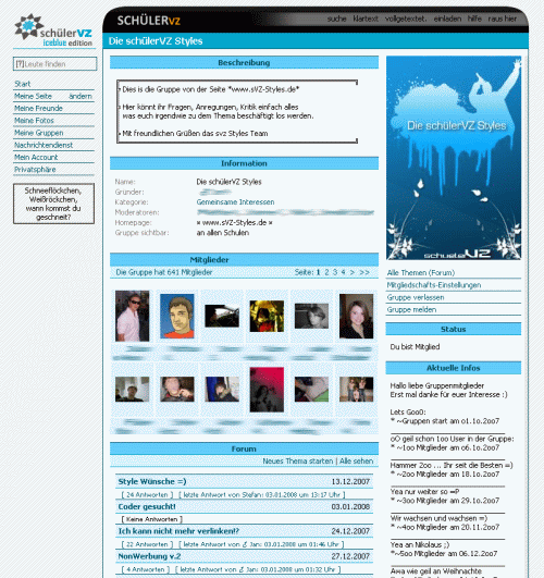 schuelervz.net iceblue edition by Nitr0 - v1.1 !!!