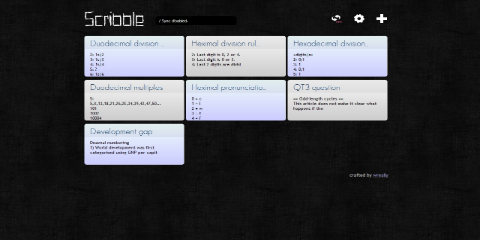 Scribble - Tweaks
