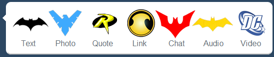 Tumblr - Batman/Batfamily dashboard theme