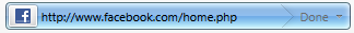 Firefox 4 Customized Urlbar for Facebook