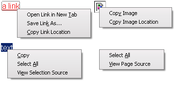 Firefox 4: Context menu - extreme minimalism 2