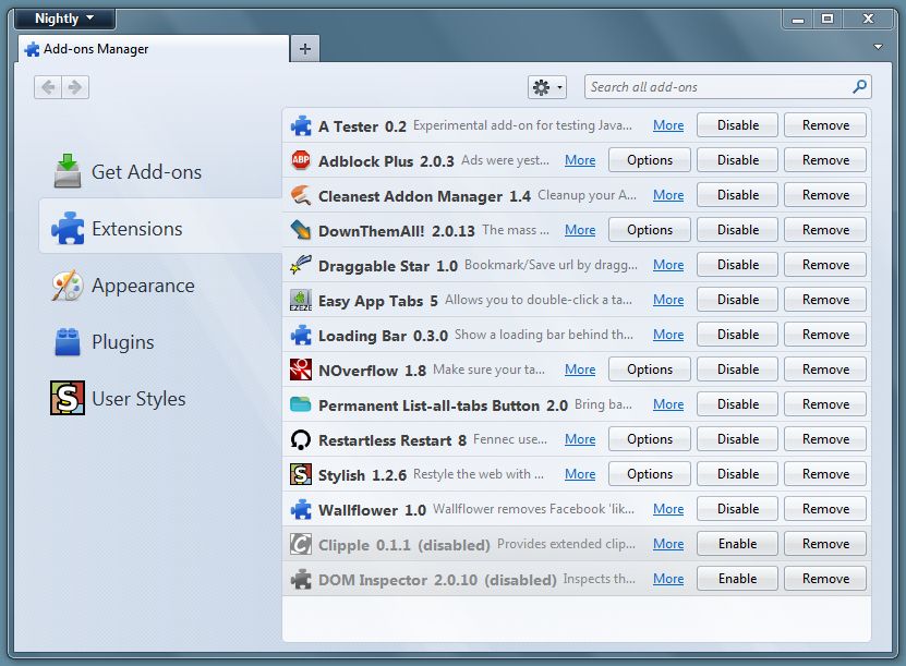 Cleanest Addon Manager (use addon instead)