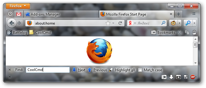 Firefox 10+: transparent tabs, toolbars, addonbar