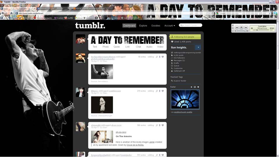 Tumblr - Neil Westfall Dashboard