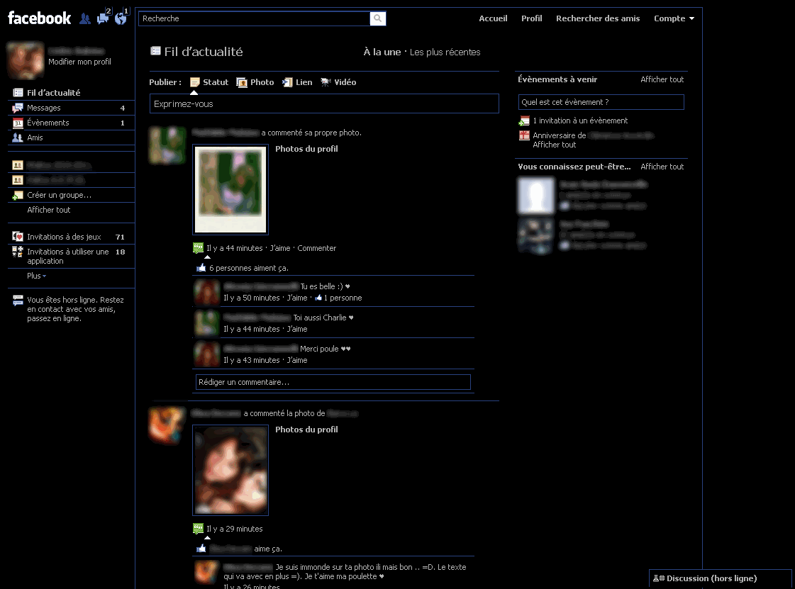 Facebook - Paint It Black