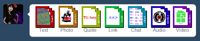 Tumblr - Homestuck Sylladex Post Icons