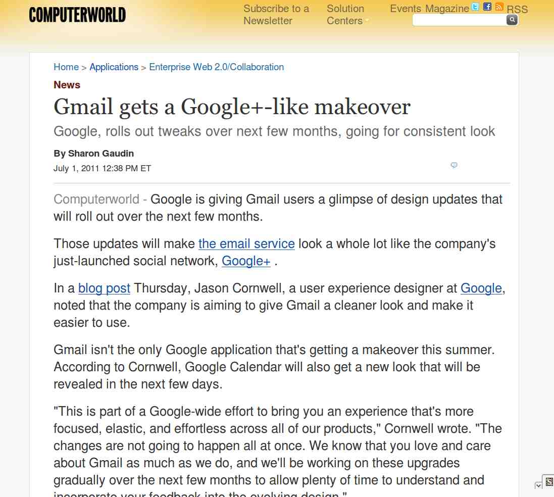 cSilverWave - CW00 No Sidebar. computerworld.com
