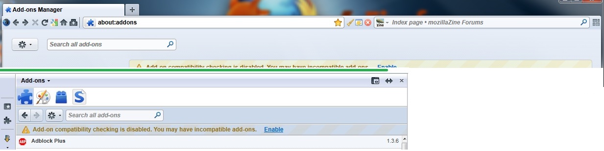 FF13 - More Convenient Add-ons Update & Search Box