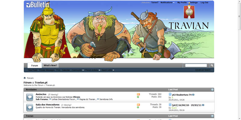 Forum Travian PT - Temporary Alternative Theme