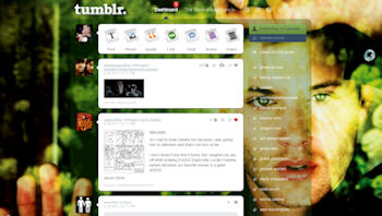 Jensen Ackles Tumblr Dash Theme