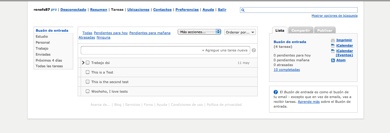 Remember the Milk redesigned