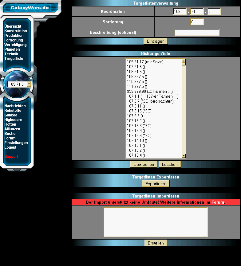 stylish gw - galaxywars.de mal konsistent