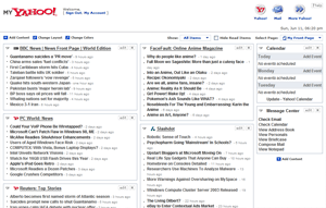 Cosmetic changes to My Yahoo