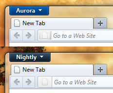Firefox - Channel based appbutton color