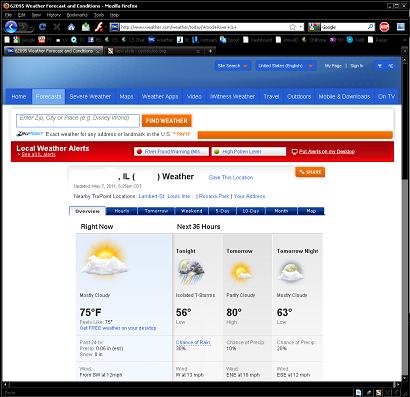 www.weather.com The Official Weather Cleaner