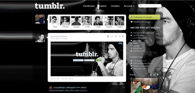joe jonas bw studio dash/menu