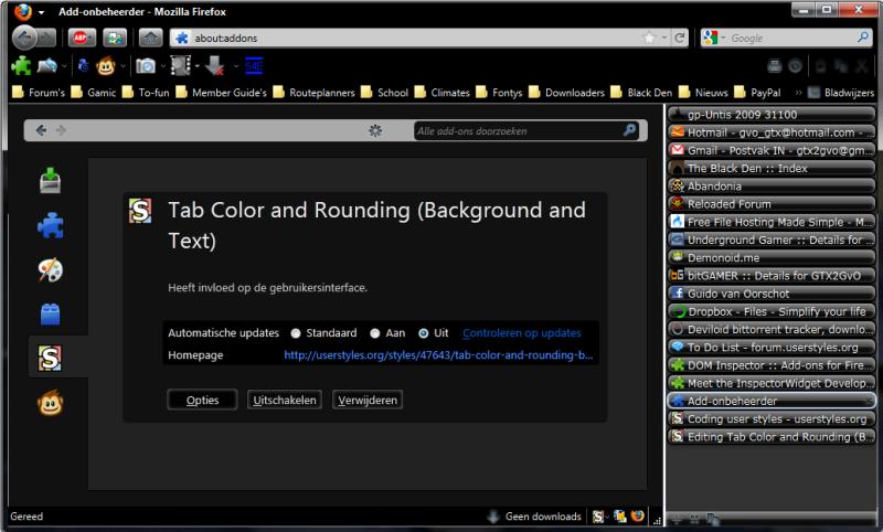 Tab Color and Rounding (Background and Text)