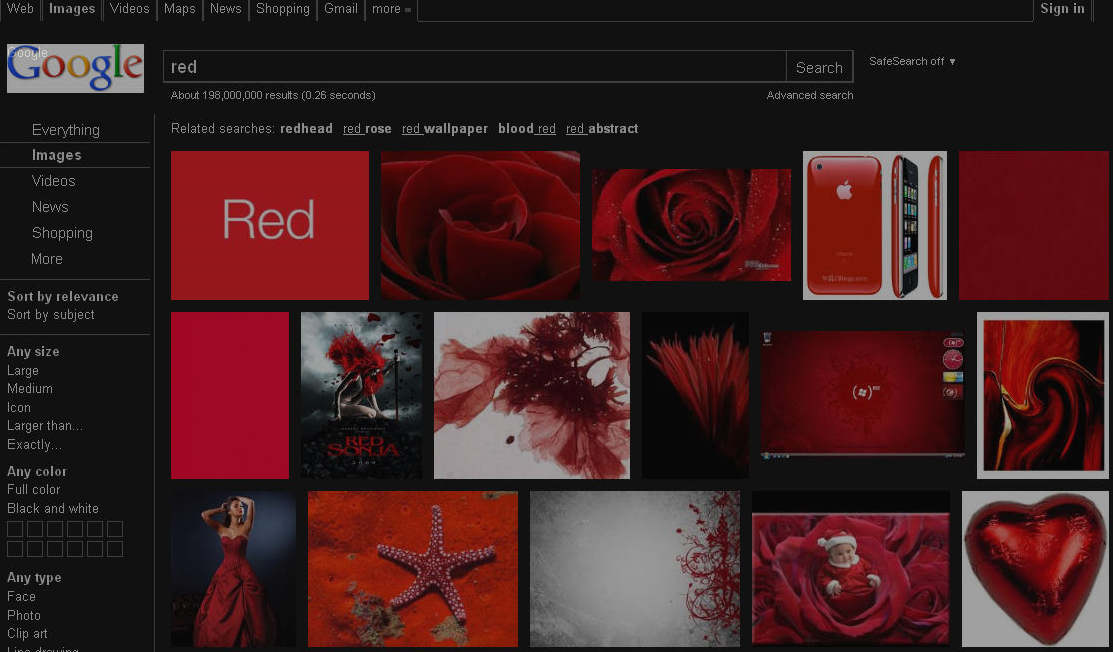 Mercave Google Dark