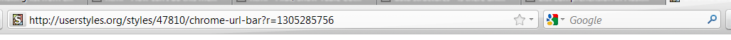 Chrome Url Bar