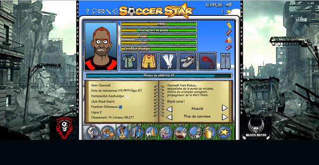 Skin Black Death Soccerstar