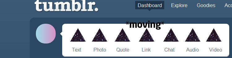 Spacey triangle tumblr icons