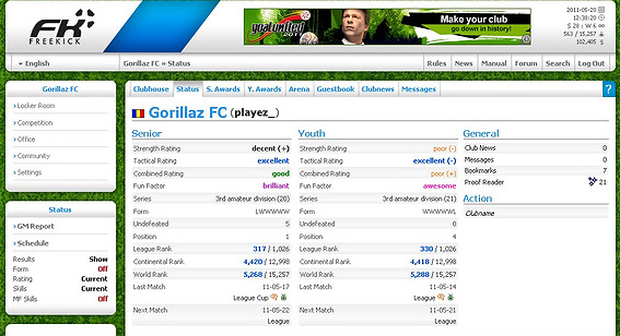 Freekick with less borders and gradients