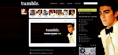 joe jonas lovebug theme/menu