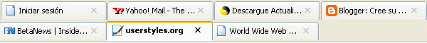 Tab: Tabs in multiple rows