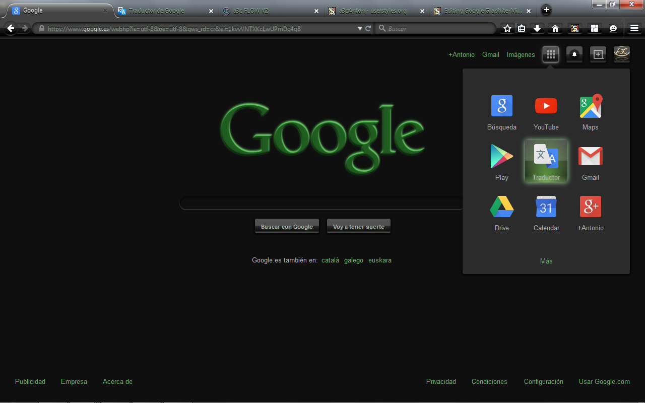 Google Graphite-Mint  2K15 by a3cAnton