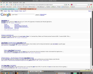 Changes google to look more organized.