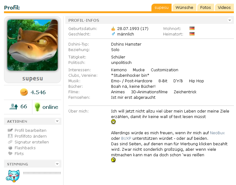 Dshini - Simple Avatar Area