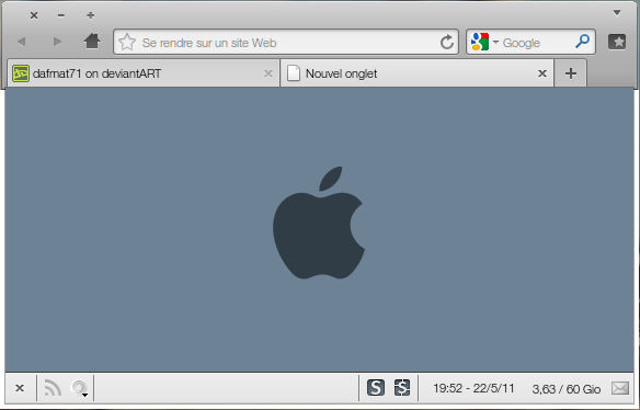 about:blank Blue Apple logo